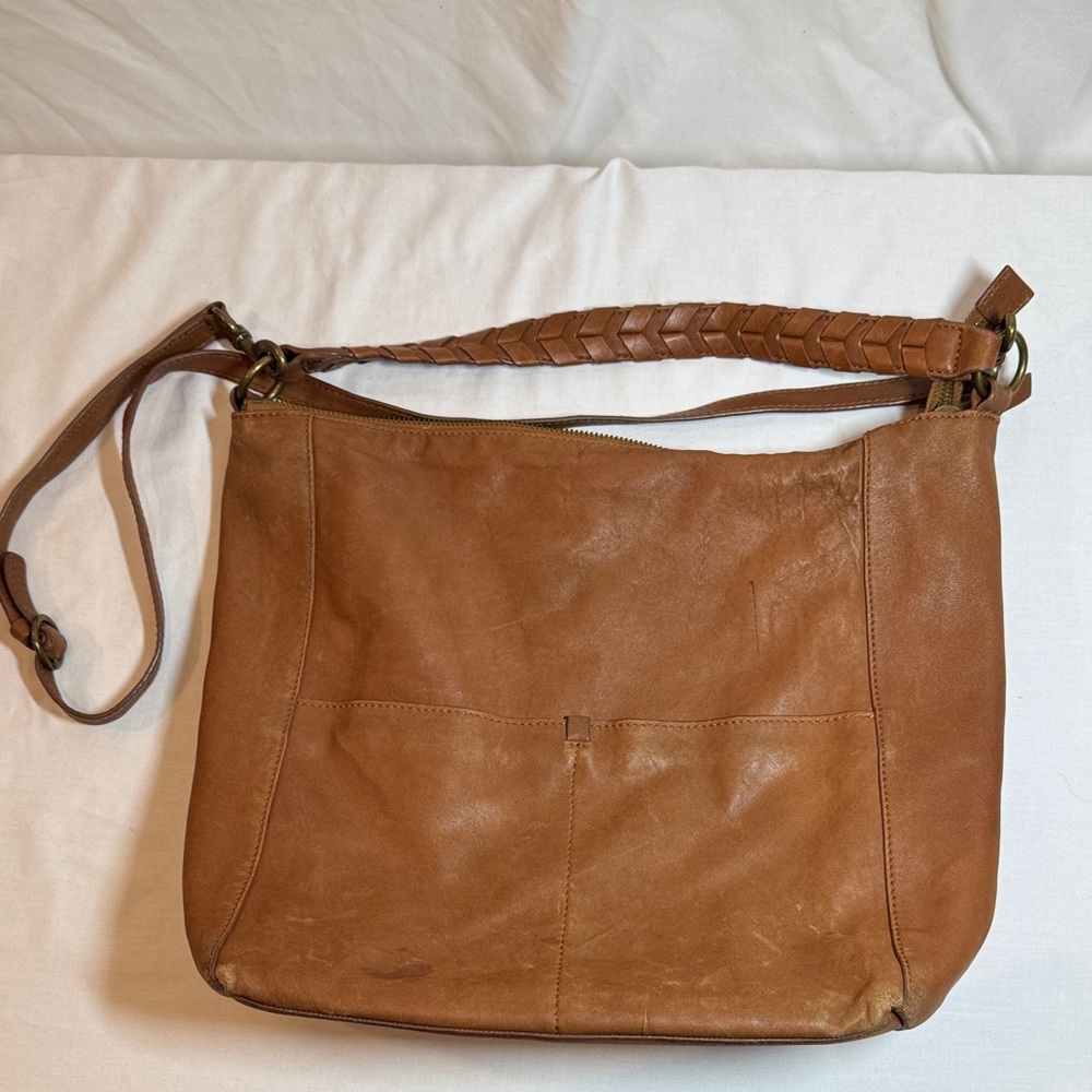 Lucky Brand Brown Leather Shoulder Bag - Picture 5 of 11
